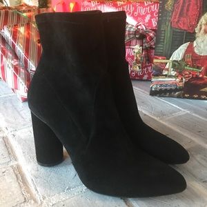 Black Ankle Heels Boots